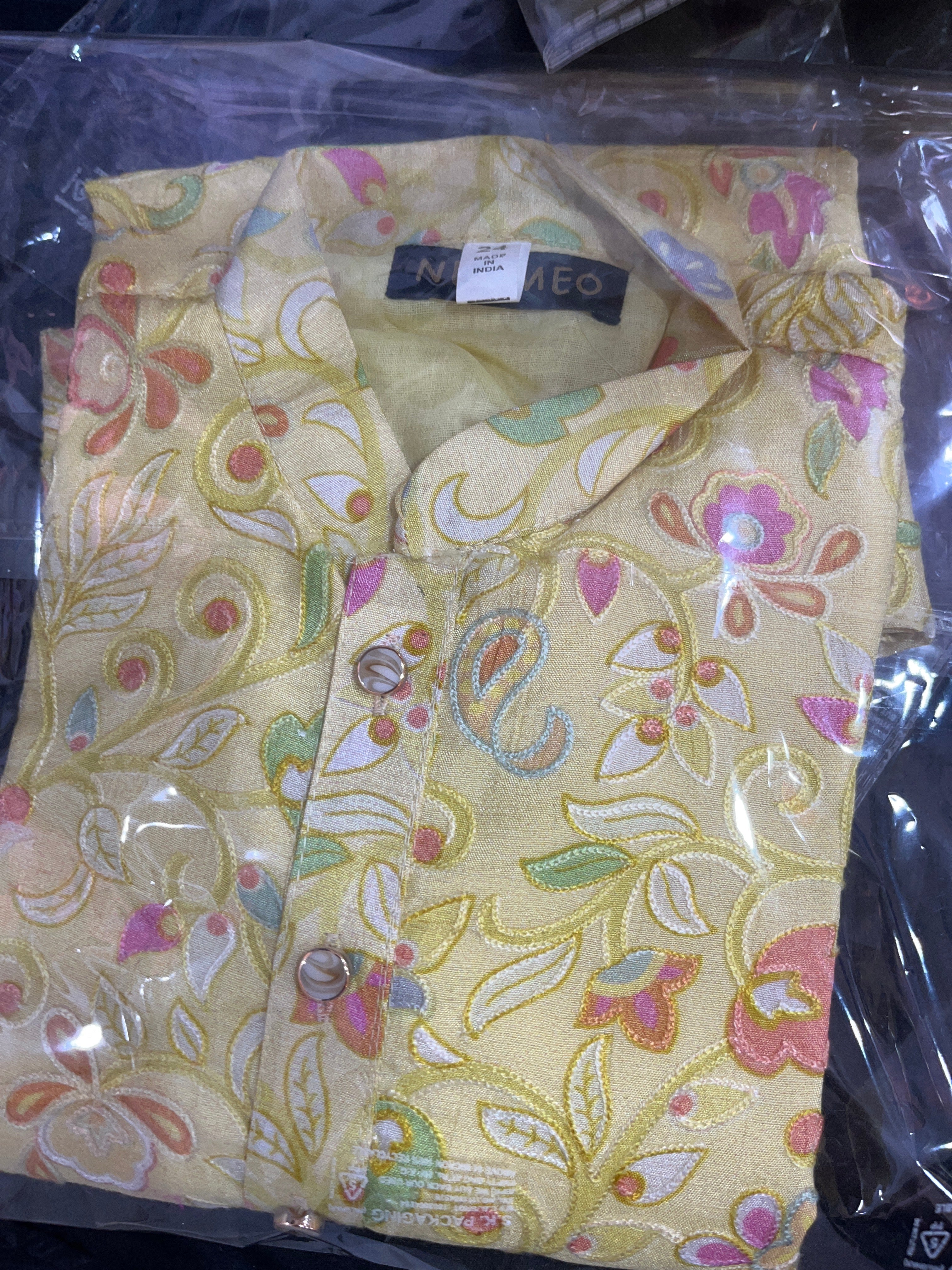 Light Yellow Boys Kurta