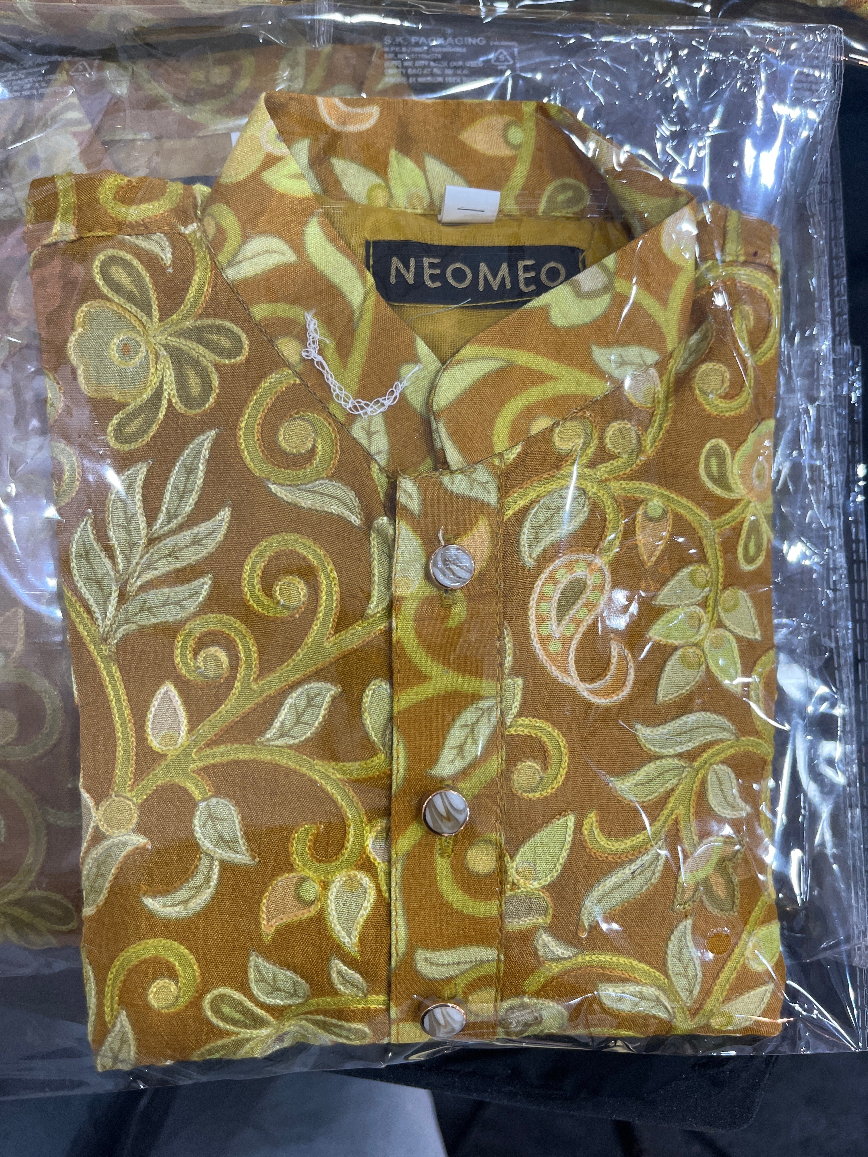 Mustard Boys Kurta