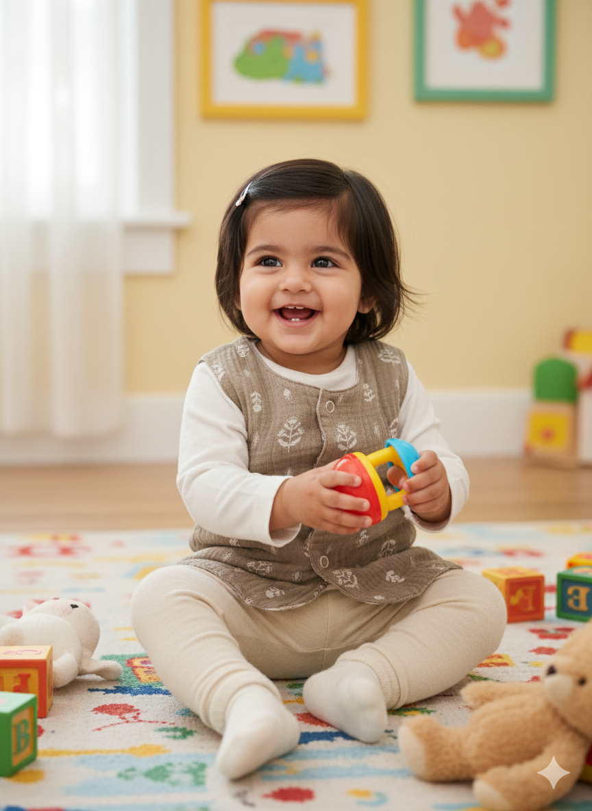 Unisex Beige Reversible Jacket