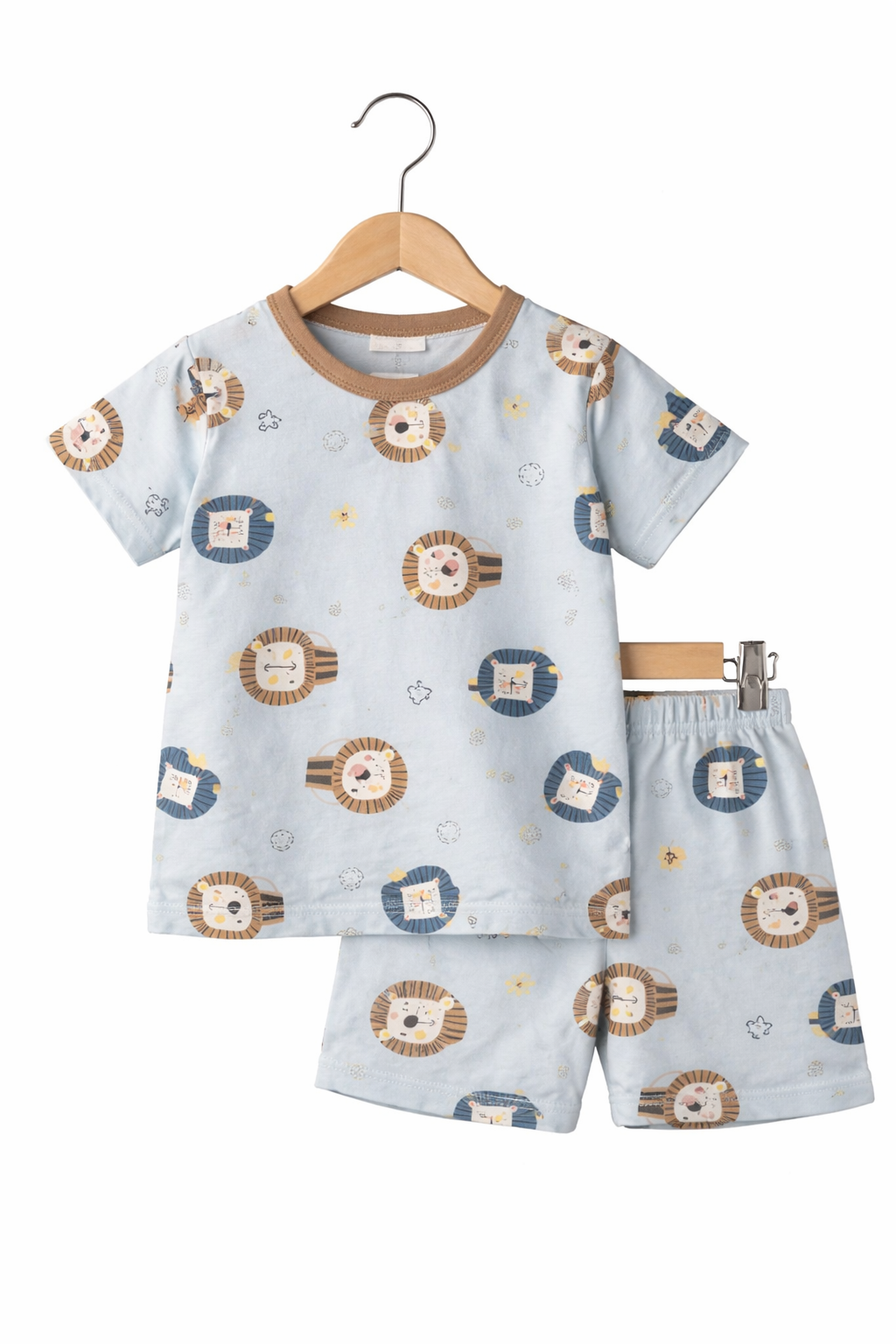 Unisex Blue Lion Cords Sets